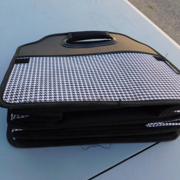 Picnic at Ascot gingham Car Organizer - Picture 7 of 9